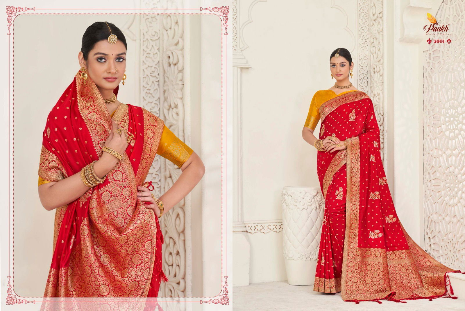 Aashi Silk Vol 1 By Pankh Wedding Sarees Catalog